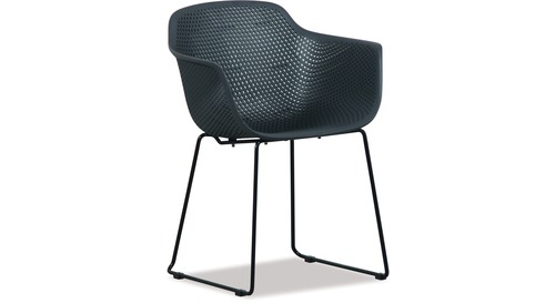 Lilac Black Outdoor Dining Chair